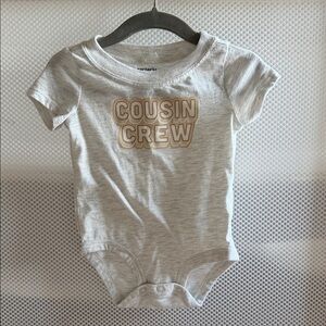 Carter's Cream Baby Onesie